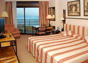 Torremolinos gay holiday accommodation Melia Costa del Sol Hotel Classic Guest Room Sea View