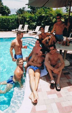 Ft.Lauderdale exclusively gay men's clothing optional Schubert Resort