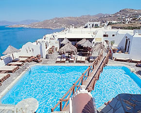 Mykonos gay holiday accommodation Hotel Aegean Bungalows