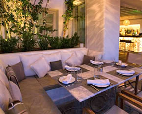Mykonos gay holiday accommodation hotel Belvedere Matsuhisa Restaurant