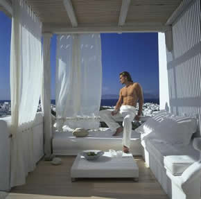 Mykonos gay holiday accommodation hotel Belvedere