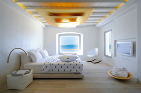 Mykonos gay holiday accommodation hotel Cavo Tagoo Golden Villa Two-Bedroom