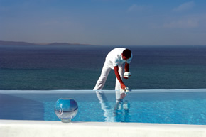 Mykonos gay holiday accommodation hotel Cavo Tagoo Suite with Pool
