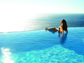 Mykonos gay holiday accommodation hotel Cavo Tagoo Deluxe Room with Pool