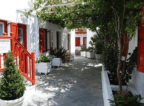 Mykonos gay holiday accommodation Christina Studios