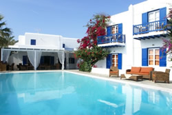 Gay friendly Dionysos Hotel in Mykonos