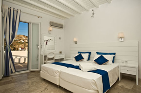 Mykonos gay holiday accommodation Hotel Gorgona