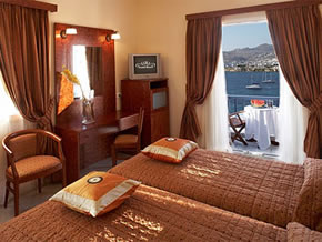 Mykonos gay holiday accommodation Hotel Grand Beach Hotel Deluxe Room
