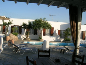 Mykonos gay holiday accommodation La Veranda of Mykonos Pension