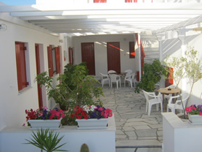 Mykonos gay holiday accommodation Marina Pension