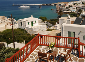 Mykonos gay holiday accommodation Hotel Petasos Town