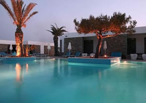 Mykonos gay holiday accommodation hotel Theoxenia Pool