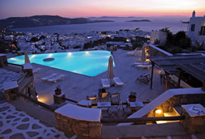 Mykonos gay holiday accommodation Hotel Vencia Boutique