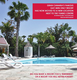 Exclusively gay men complex Club Mancha Sanctum Gran Canaria