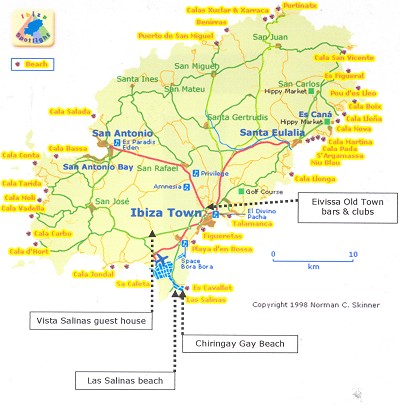 Vista Salinas Location Ibiza