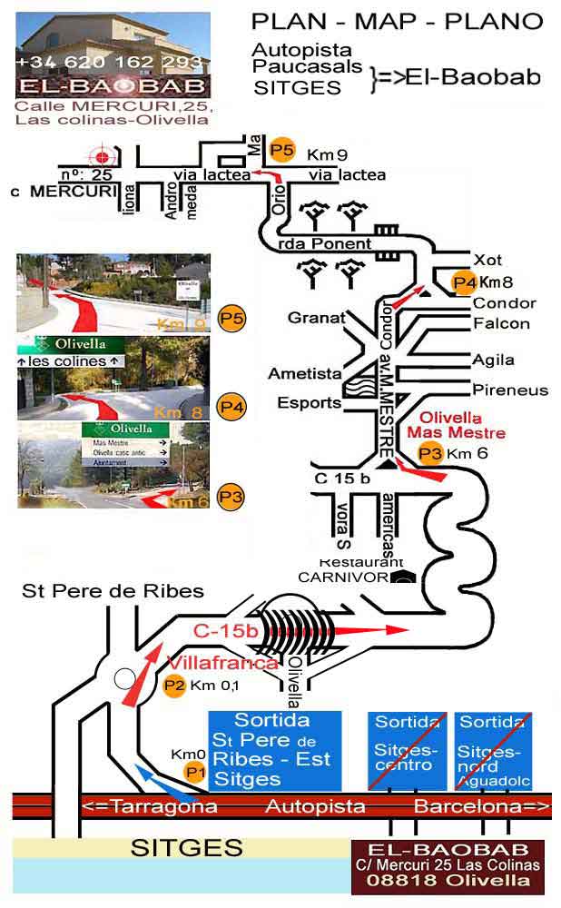 El Baobab Guesthouse Location Sitges