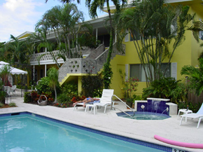 Ft.Lauderdale exclusively gay men's clothing optional The Dunes Guest House