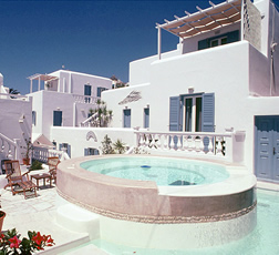 Gay friendly Carbonaki Hotel, Mykonos Town