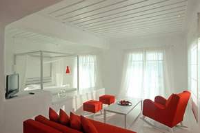 Mykonos gay holiday accommodation hotel Cavo Tagoo Suite