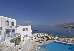 Mykonos gay holiday accommodation Hotel Grand Beach