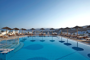 Mykonos gay holiday accommodation Hotel Grand Beach