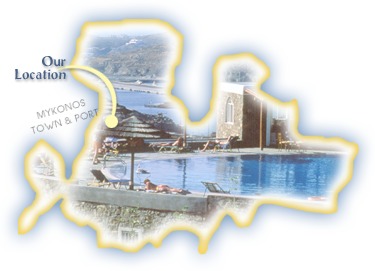 Mykonos Hotel San Antonio Summerland Location