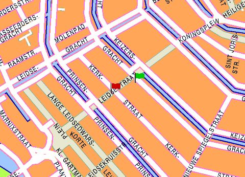 Amsterdam gay Hotel The Golden Bear Location