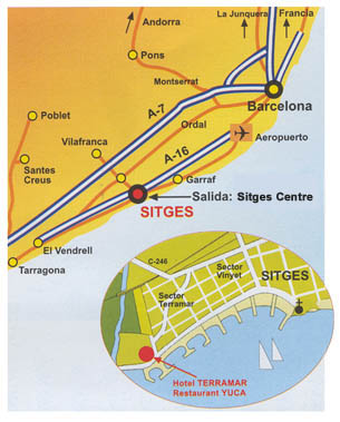 Hotel Calipolis Location Sitges