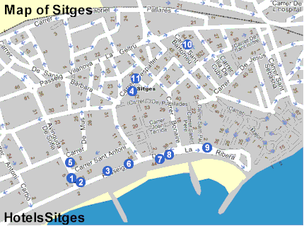 Hotel Celimar Centre Location Sitges