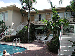 Ft.Lauderdale exclusively gay men's clothing optional Alcazar Resort