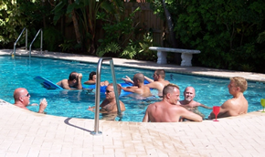 Ft.Lauderdale exclusively gay men's clothing optional Cheston House