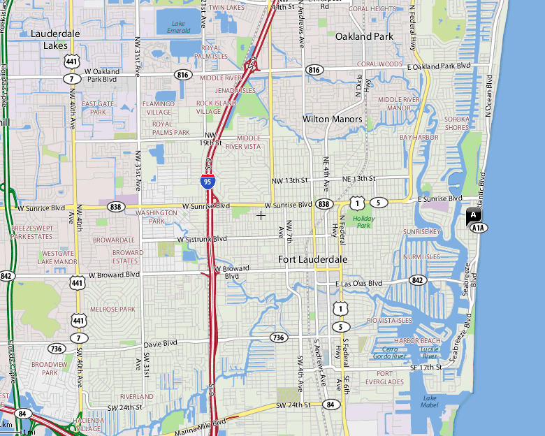 Fort Lauderdale gay Hotel Orton Terrace Location