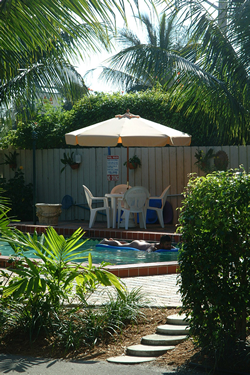 Ft.Lauderdale exclusively gay men's clothing optional The Cabanas Guesthouse and Spa